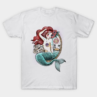 Mermaid Tattoo T-Shirt